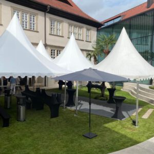 Pagoden 5x5n als Überdachtung, aneinandergereiht Pagoden 5x5n als Überdachtung, aneinandergereiht